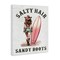Stupell Industries Salty Hair & Sandy Boots Canvas Wall Art Design by Lettered and Lined